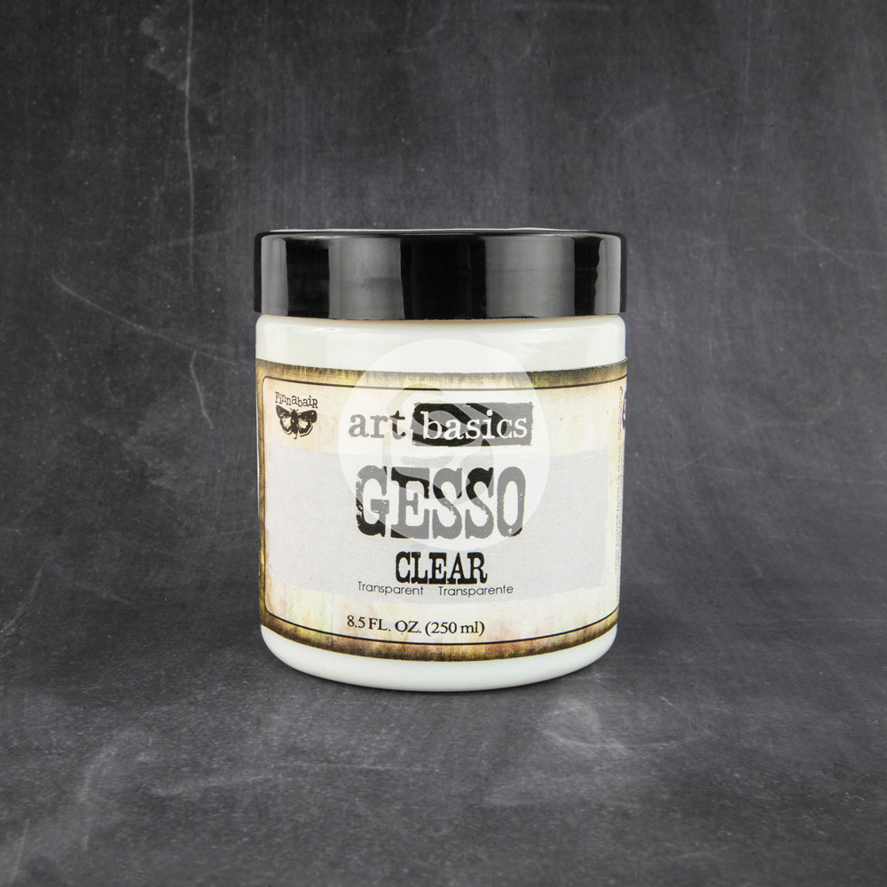 Finnabair Art Basics Gesso 8.5oz Jar-Clear - 961466